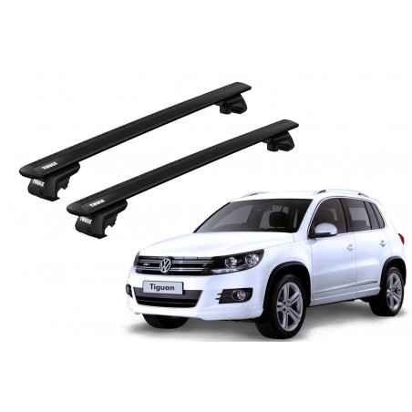 Barras Thule VOLKSWAGEN Tiguan 16-24 RE / WingBar EVO Black