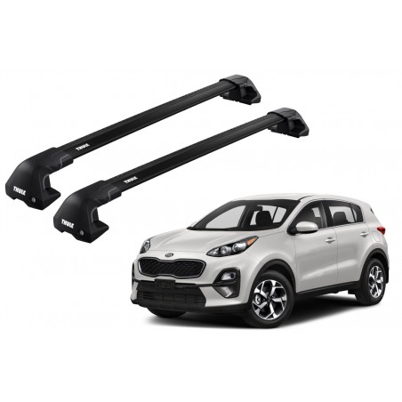 Barras Thule KIA Sportage 16-21 TN / EDGE Flush Black