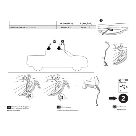 Kit De Anclaje Thule 145317