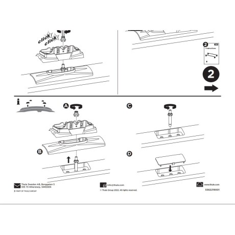 Kit De Anclaje Thule 187109