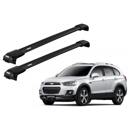 Barras Thule CHEVROLET Captiva 06-20 RE / EDGE Flush Black