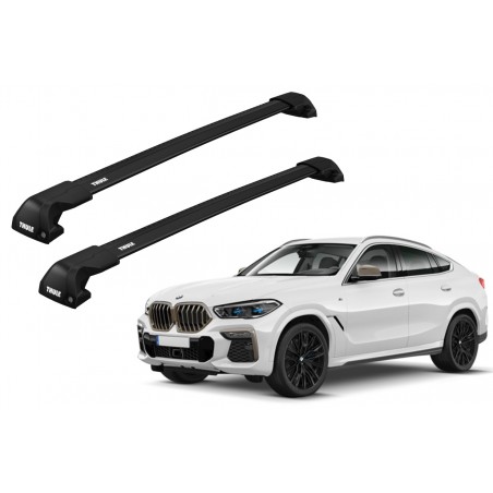 Barras Thule BMW X6 15-19 RA / EDGE Flush Black