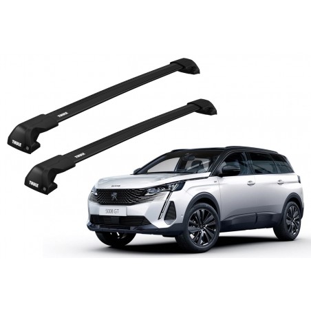 Barras Thule PEUGEOT 5008 17-23 RA / EDGE Flush Black