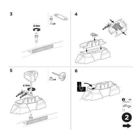 Kit De Anclaje Thule 187041