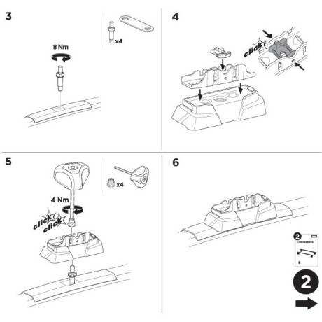 Kit De Anclaje Thule 187020