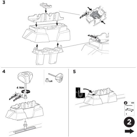 Kit De Anclaje Thule 187021