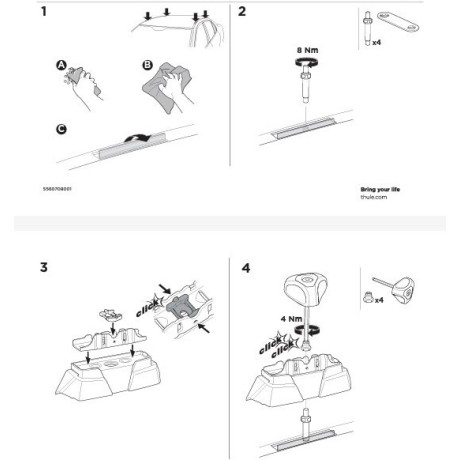 Kit De Anclaje Thule 187024