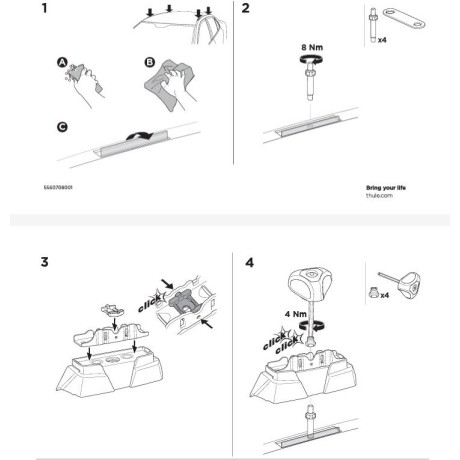 Kit De Anclaje Thule 187028