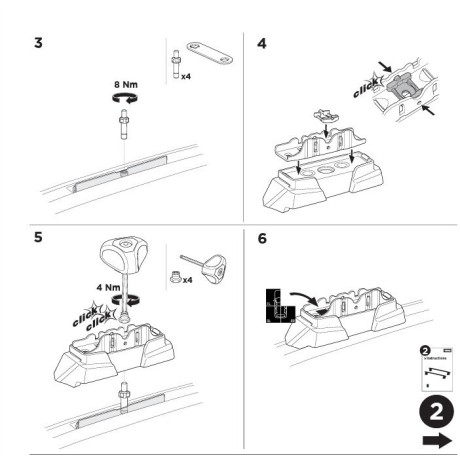 Kit De Anclaje Thule 187098