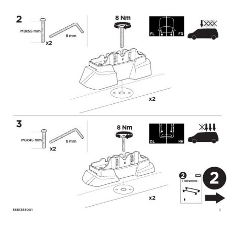 Kit De Anclaje Thule 187008