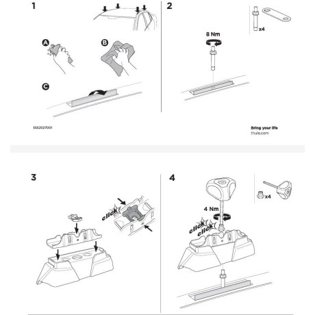 Kit De Anclaje Thule 187049