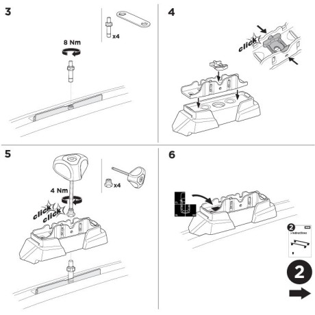 Kit De Anclaje Thule 187093