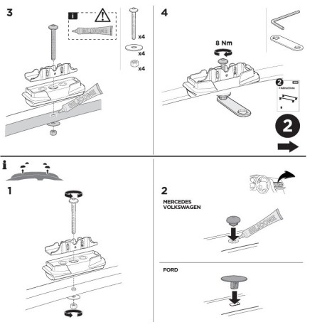 Kit De Anclaje Thule 187029