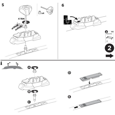 Kit De Anclaje Thule 187044