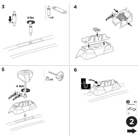 Kit De Anclaje Thule 187045