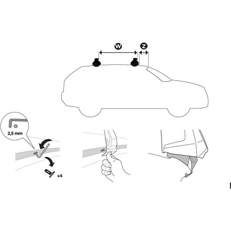 Kit De Anclaje Thule 145093