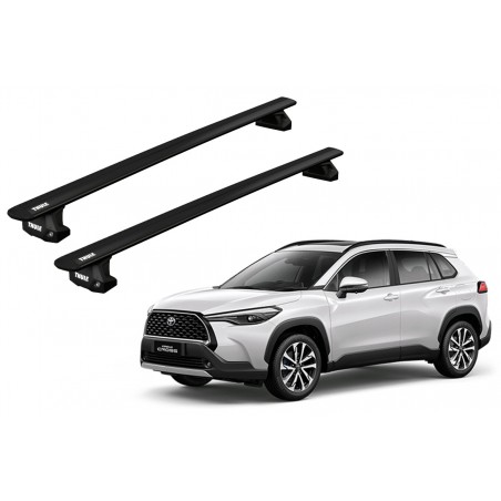 Barras Thule TOYOTA Corolla Cross 21- PF / WingBar EVO BLACK