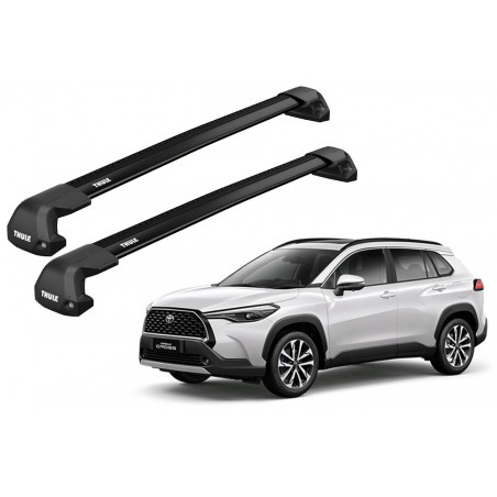 Barras Thule TOYOTA Corolla Cross 21- PF / EDGE Flush BLACK