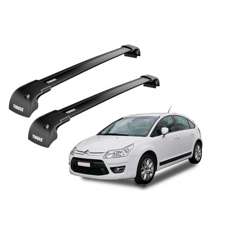 Barras Thule CITROEN C4 05-10 PF / WingBar EDGE Black