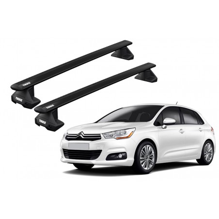 Barras Thule CITROEN C4 10-18 TN / WingBar EVO Black