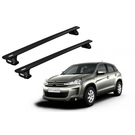 Barras Thule CITROEN C4 Aircross 12-18 PF / WingBar EVO BLACK