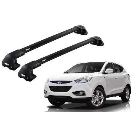 Barras Thule HYUNDAI ix35 10-15 TN / EDGE Flush Black