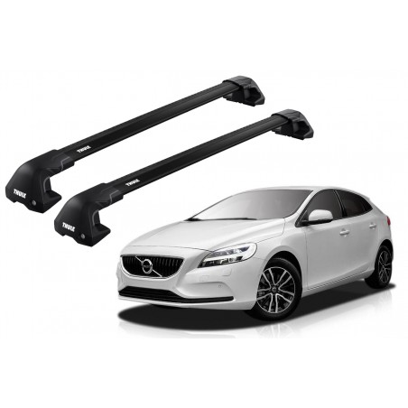 Barras Thule VOLVO V40 12-19 TN / EDGE Flush Black