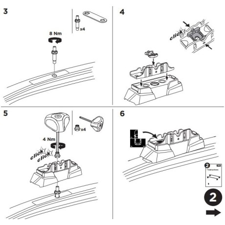 Kit De Anclaje Thule 187047