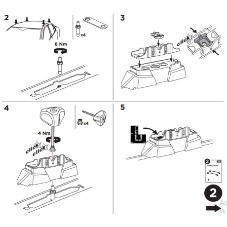 Kit De Anclaje Thule 187155