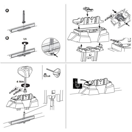 Kit De Anclaje Thule 187011