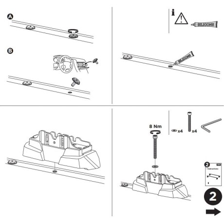 Kit De Anclaje Thule 187014