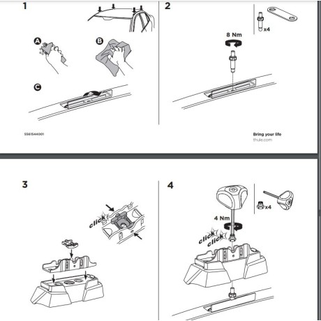 Kit De Anclaje Thule 187090