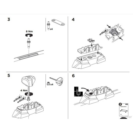 Kit De Anclaje Thule 187121