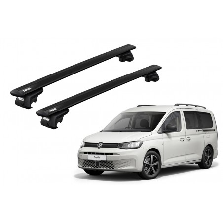 Barras Thule VOLKSWAGEN Caddy 21-22 RE / WingBar EVO Black