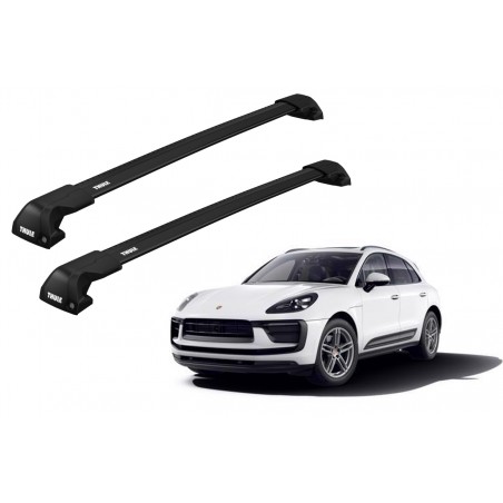 Barras Thule PORSCHE Macan 14-23 RA / EDGE Flush BLACK