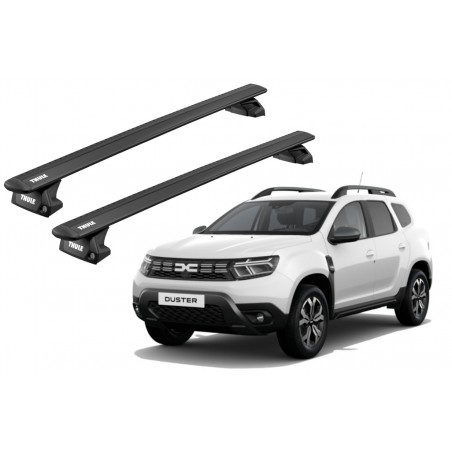 Barras Thule DACIA Duster 18-24 RA / WingBar EVO Black