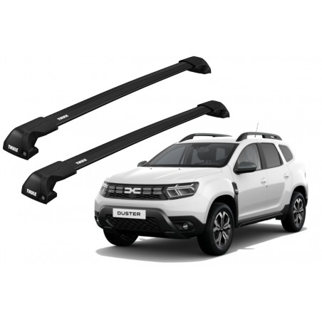 Barras Thule DACIA Duster 18-24 RA / EDGE Flush Black