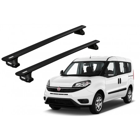 Barras Thule FIAT Doblo 10-22 PF / WingBar EVO Black