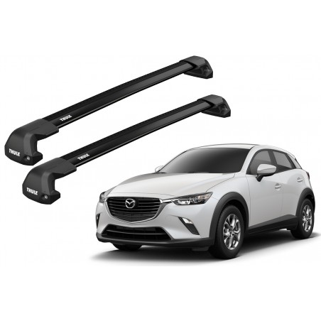 Barras Thule MAZDA 5 04-19 PF / EDGE Flush BLACK