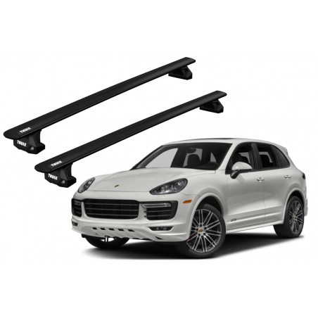 Barras Thule PORSCHE Cayenne 02-09 PF / WingBar EVO BLACK