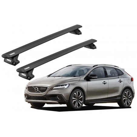 Barras Thule VOLVO V40 Cross Country 13-19 RE / WingBar EVO Black