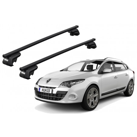 Barras Thule RENAULT Megane 09-16 RE / SquareBar EVO