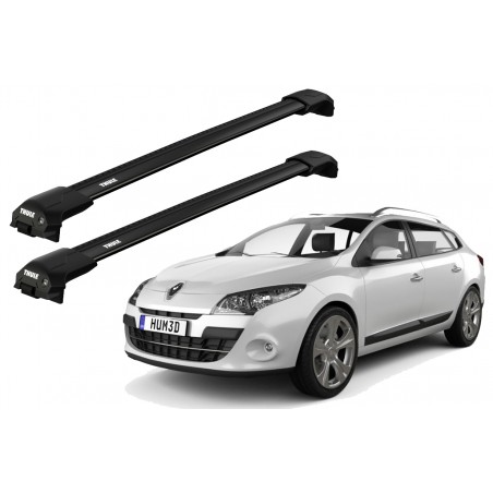 Barras Thule RENAULT Megane 09-16 RE / EDGE Flush Black