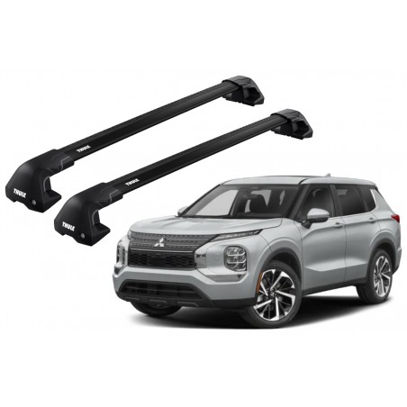 Barras Thule MITSUBISHI Outlander 22- TN / EDGE Flush Black