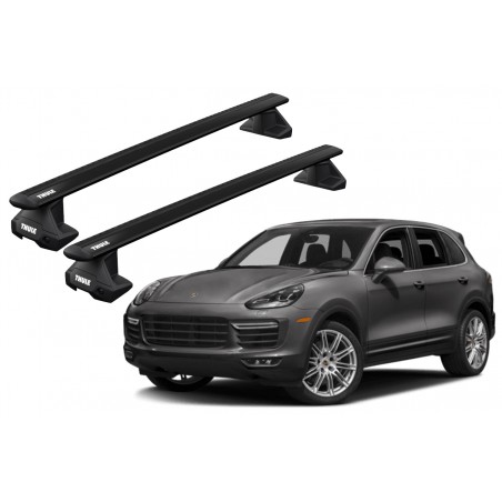 Barras Thule PORSCHE Cayenne 18- TN / Wing EVO Black