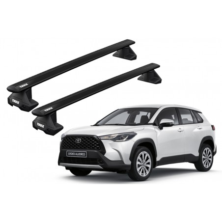 Barras Thule TOYOTA Corolla Cross 21- TN / WingBar EVO Black