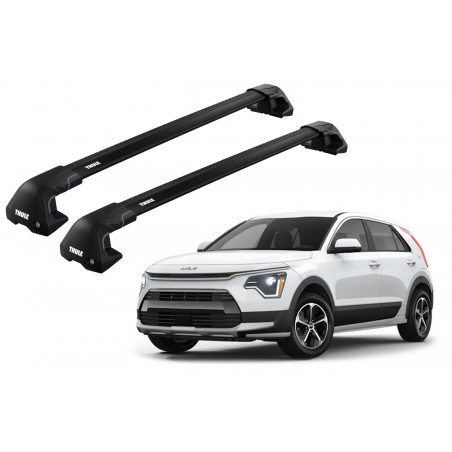 Barras Thule KIA Niro 23- TN / EDGE Flush Black