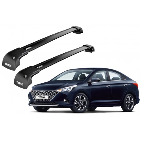 Barras Thule HYUNDAI Verna 12-22 PF / WingBar EDGE Black