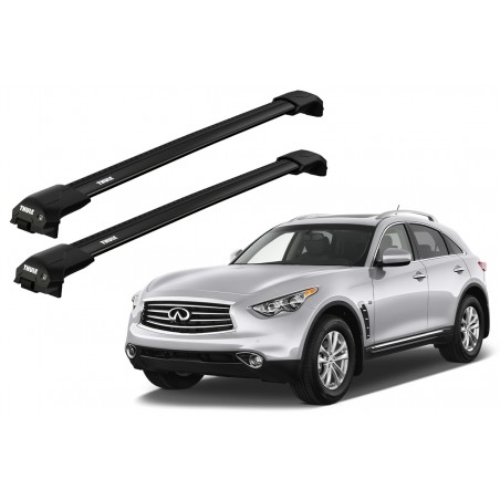 Barras Thule INFINITI QX70 13-17 RE / EDGE Flush Black