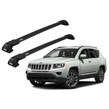 Barras Thule JEEP Compass 11-16 RA / EDGE Flush Black